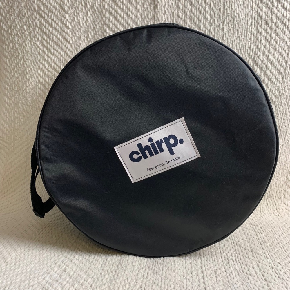 Chirp Wheel+ 3-Pack Back Roller Set Mint w/ Carrying Case Muscle Relief